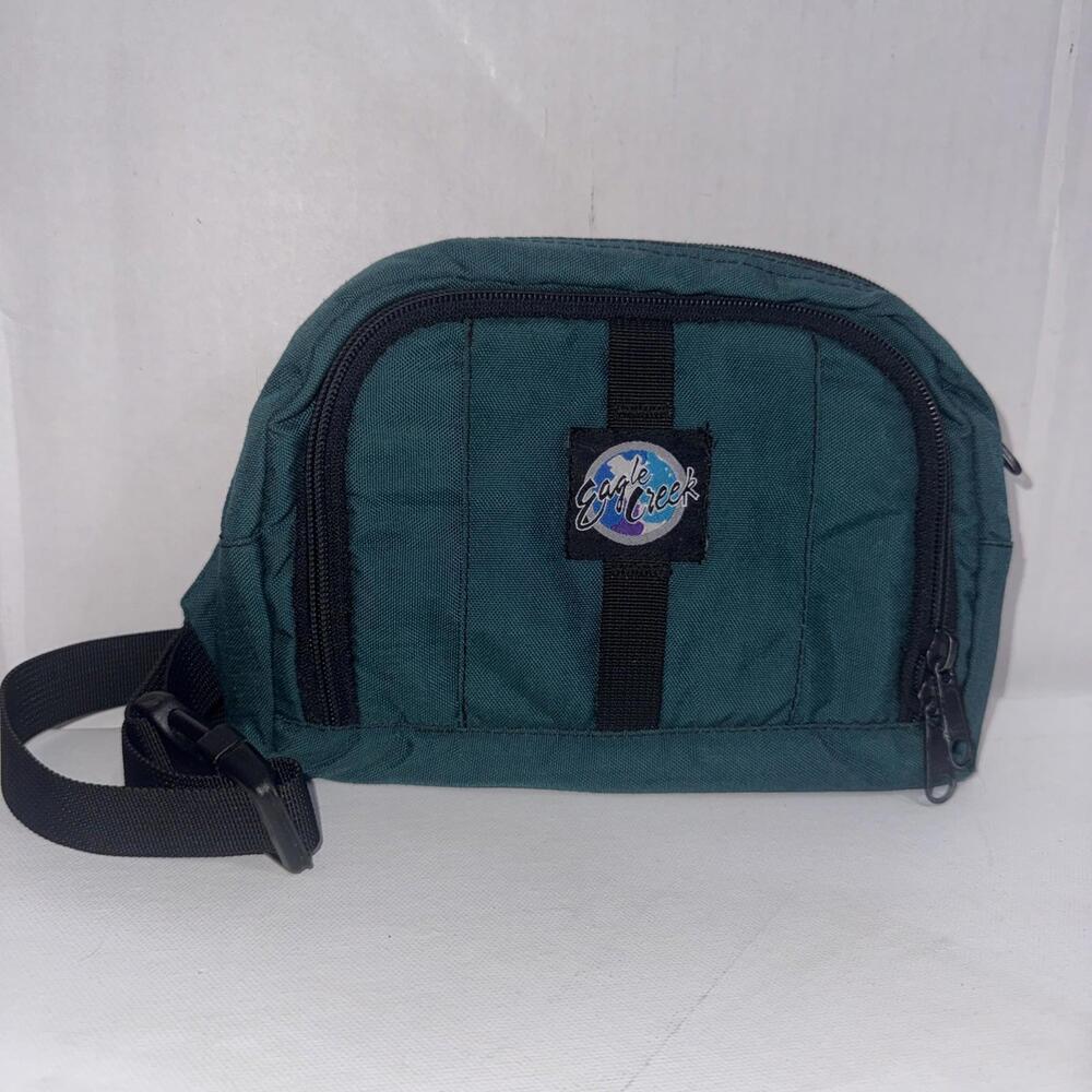 Vtg Eagle Creek Travel Gear Small Crossbody Fannyโ Pack Messenger Bag Hiking